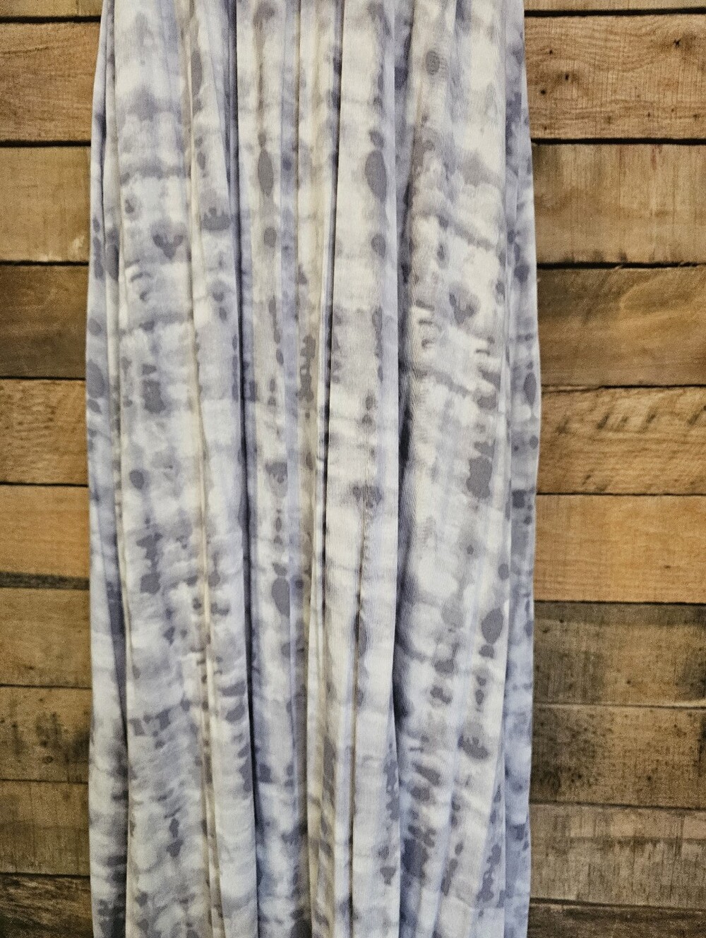 Cynthia Rowley Women's Gray White Tie-Dye High Low Maxi Dress Size Small - Picture 6 of 12
